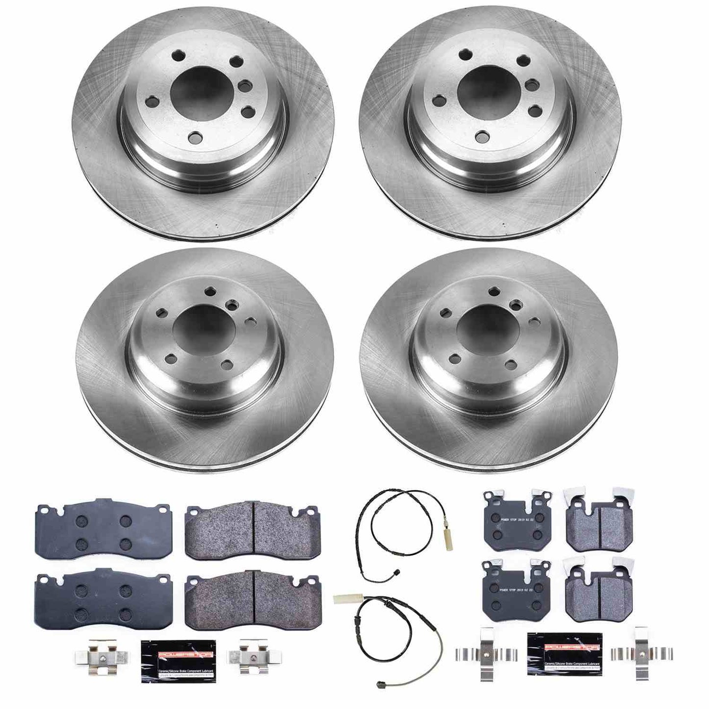 PowerStop Power Stop 11-13 BMW 135i Front & Rear Track Day Brake Kit TDBK6005