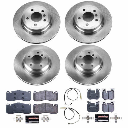 PowerStop Power Stop 11-13 BMW 135i Front & Rear Track Day Brake Kit TDBK6005