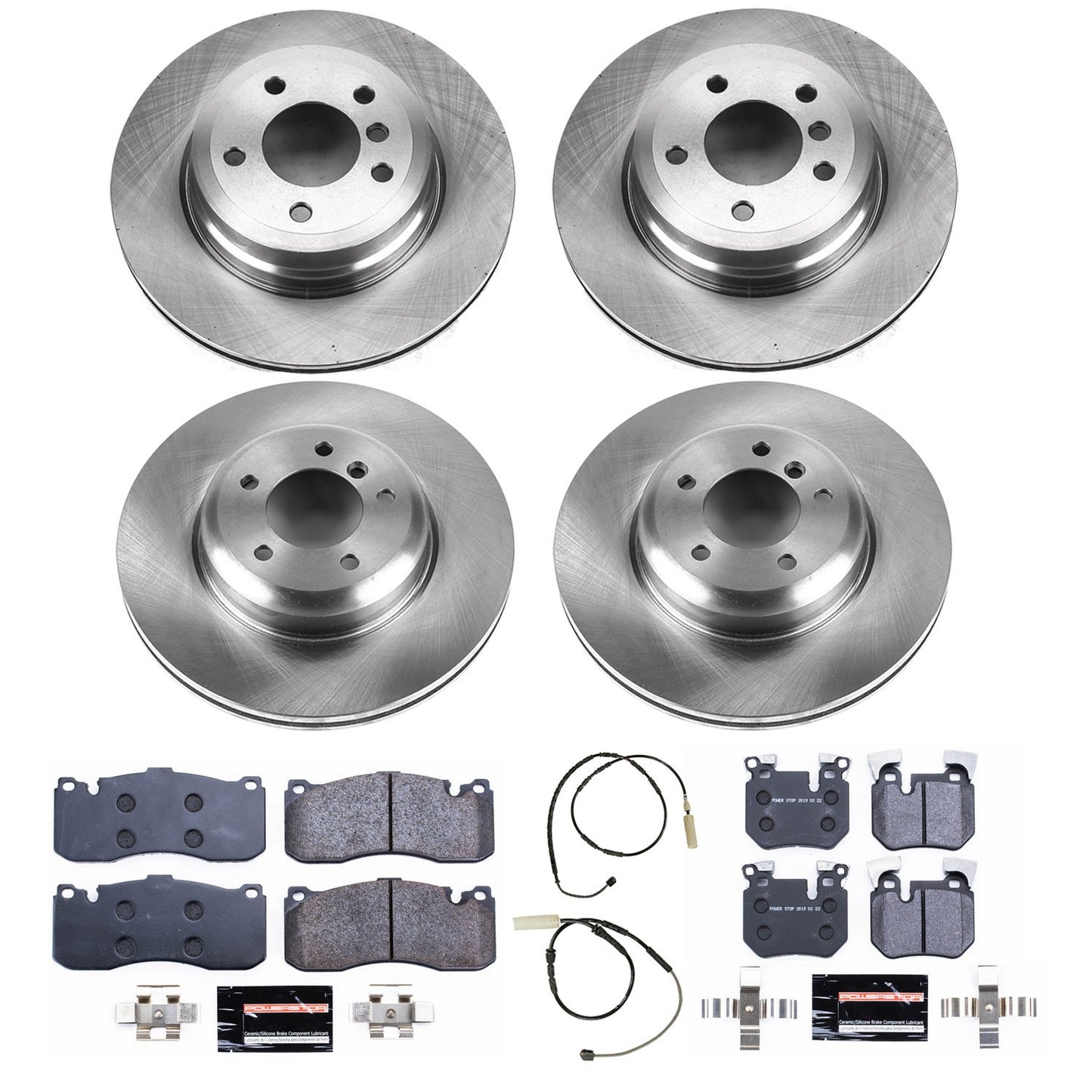 PowerStop Power Stop 11-13 BMW 135i Front & Rear Track Day Brake Kit TDBK6005