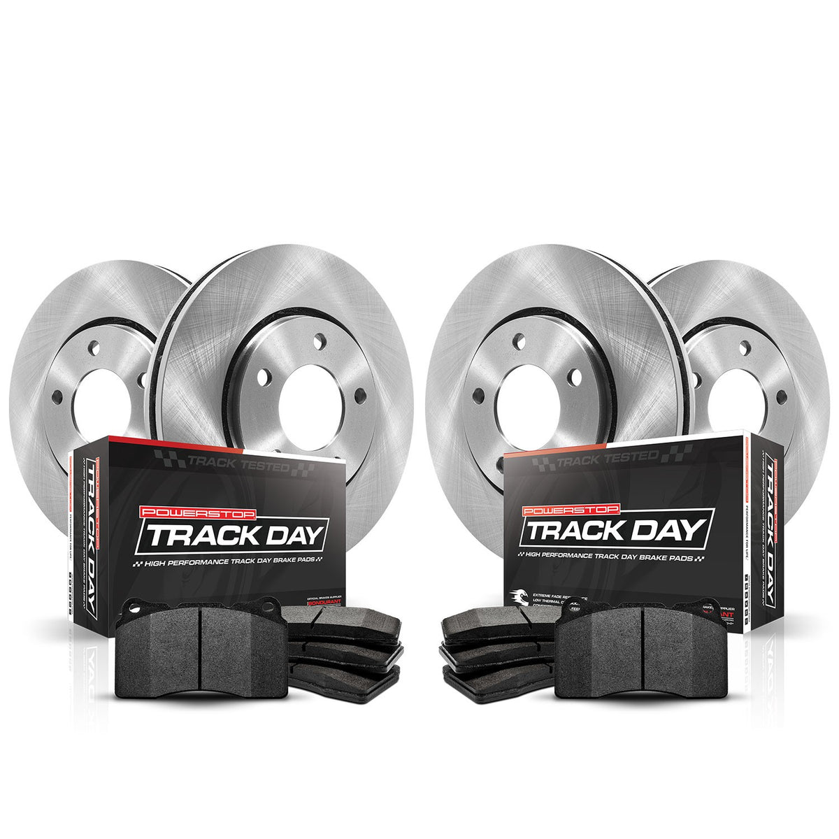 PowerStop Power Stop 11-13 BMW 135i Front & Rear Track Day Brake Kit TDBK6005