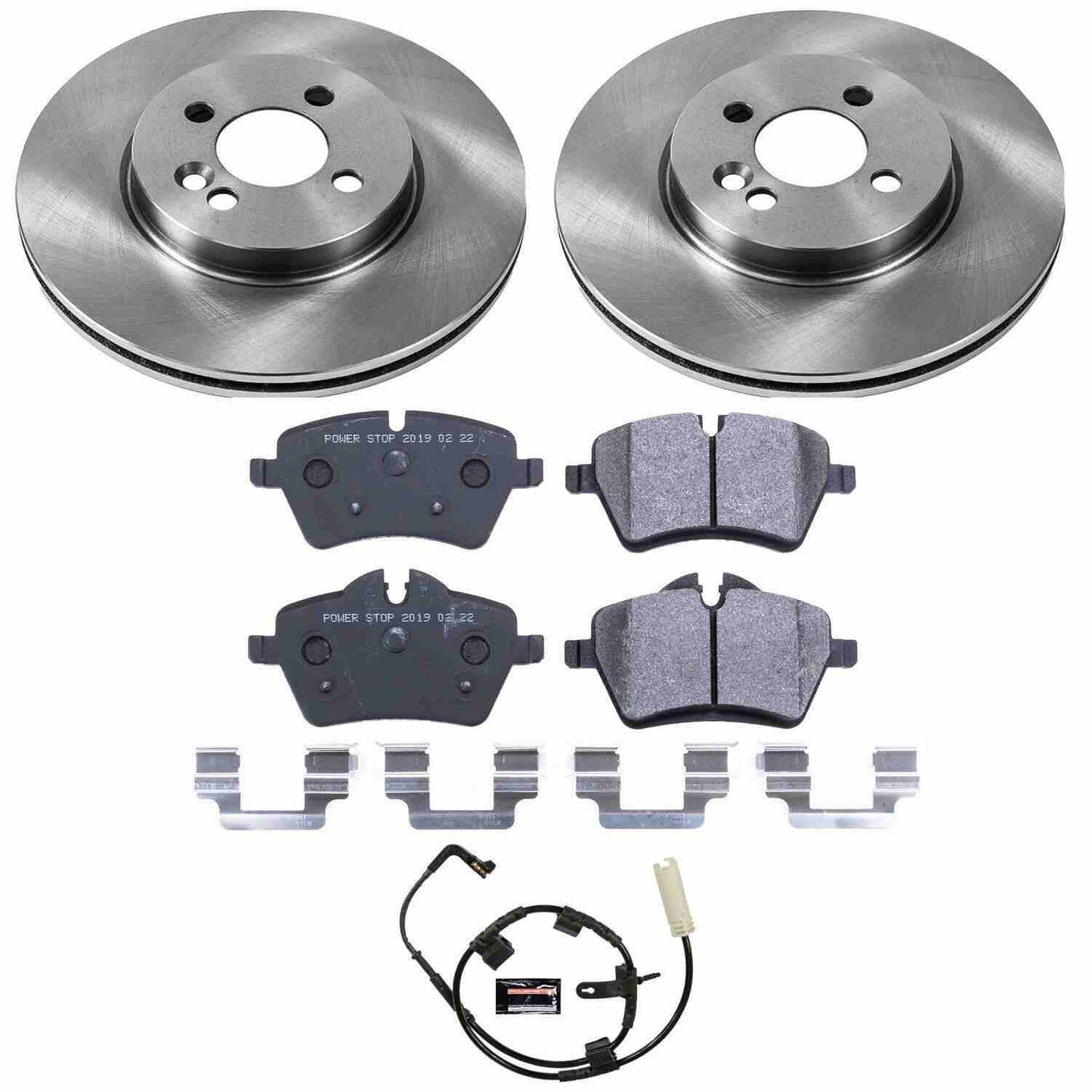 PowerStop Power Stop 07-10 Mini Cooper Front Track Day Brake Kit TDBK6068