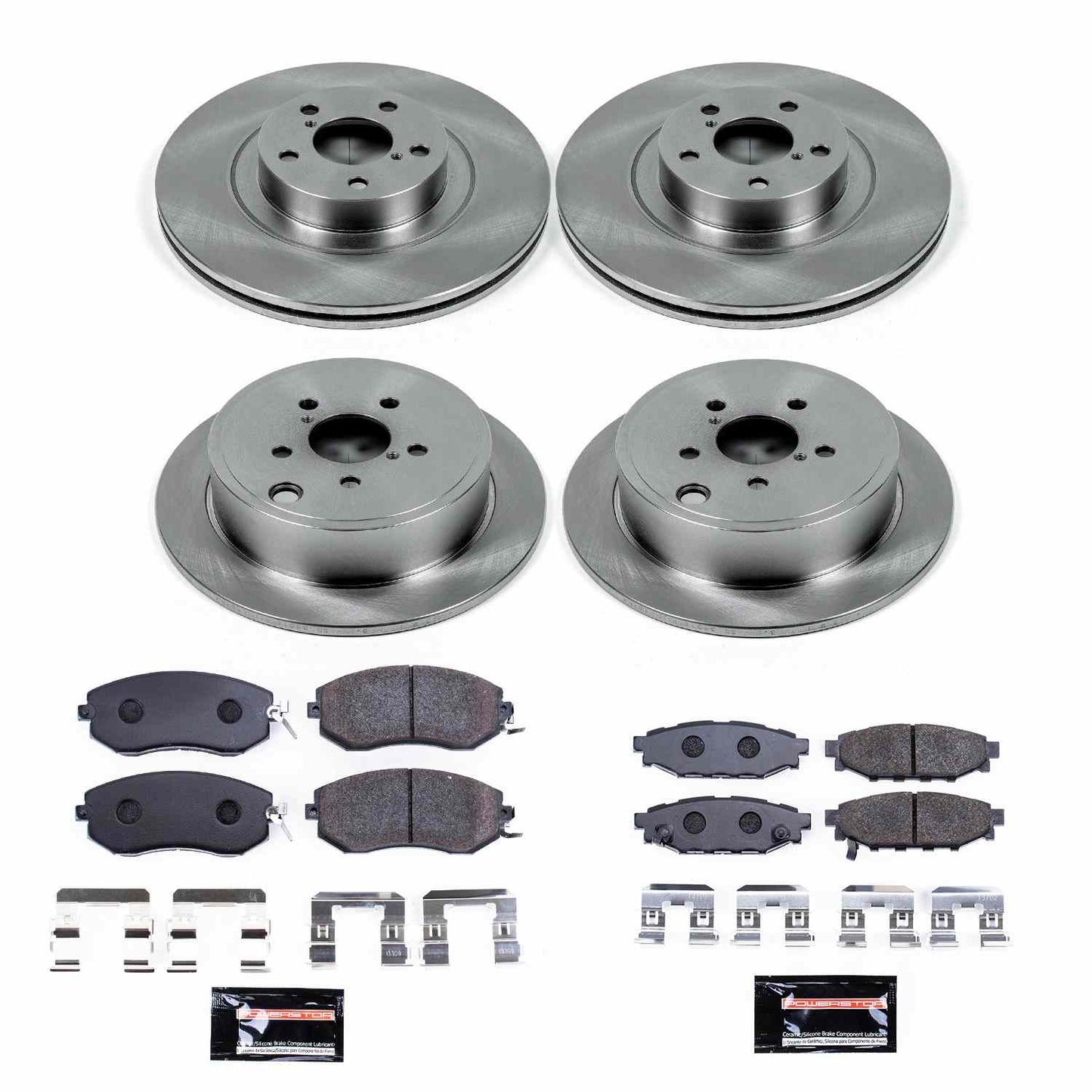 PowerStop Power Stop 10-13 Subaru Forester Front & Rear Track Day Brake Kit TDBK6083
