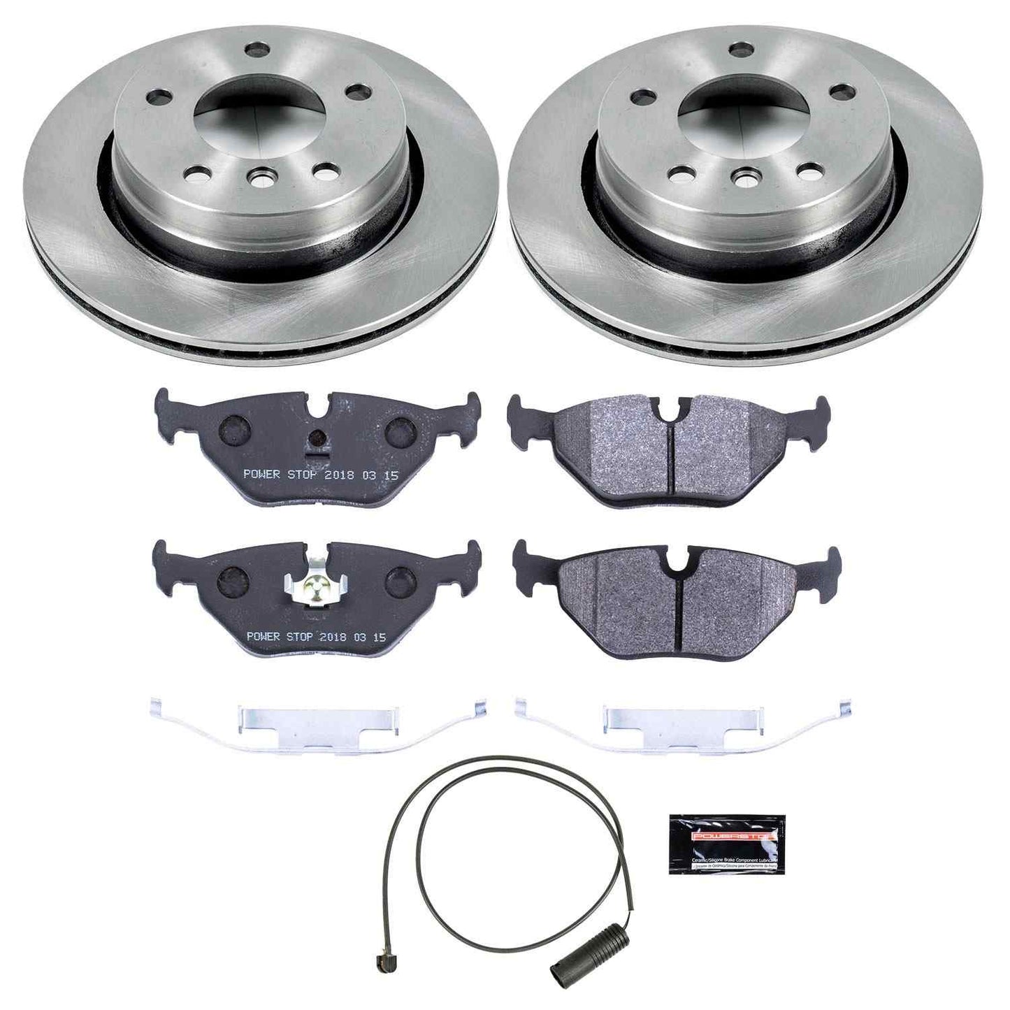 PowerStop Power Stop 98-99 BMW 323i Rear Track Day Brake Kit TDBK615