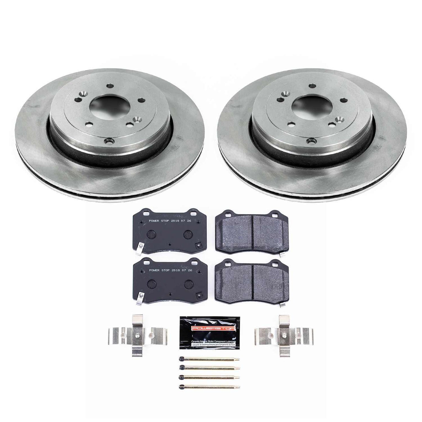 PowerStop Power Stop 10-16 Hyundai Genesis Coupe Rear Track Day Brake Kit TDBK6165