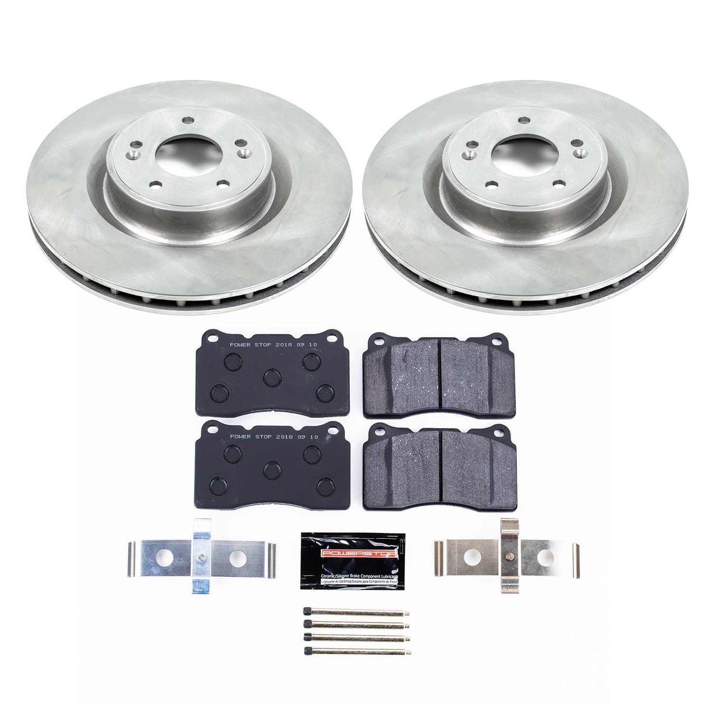 PowerStop Power Stop 10-16 Hyundai Genesis Coupe Front Track Day Brake Kit TDBK6166