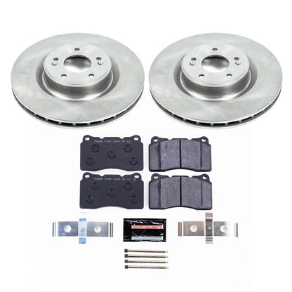 PowerStop Power Stop 10-16 Hyundai Genesis Coupe Front Track Day Brake Kit TDBK6166