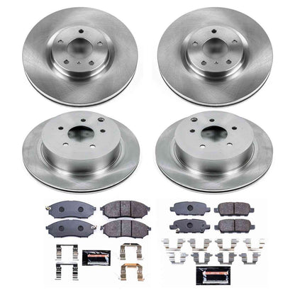 PowerStop Power Stop 12-13 Infiniti M35h Front & Rear Track Day Brake Kit TDBK6237