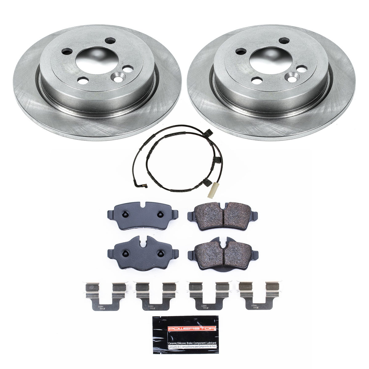 PowerStop Power Stop 07-10 Mini Cooper Rear Track Day Brake Kit TDBK6281