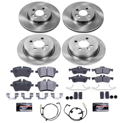PowerStop Power Stop 07-10 Mini Cooper Front & Rear Track Day Brake Kit TDBK6301