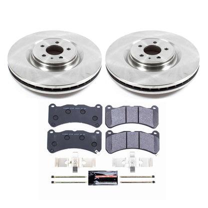 PowerStop Power Stop 13-14 Ford Mustang Front Track Day Brake Kit TDBK6400