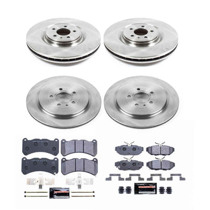 PowerStop Power Stop 13-14 Ford Mustang Front & Rear Track Day Brake Kit TDBK6401