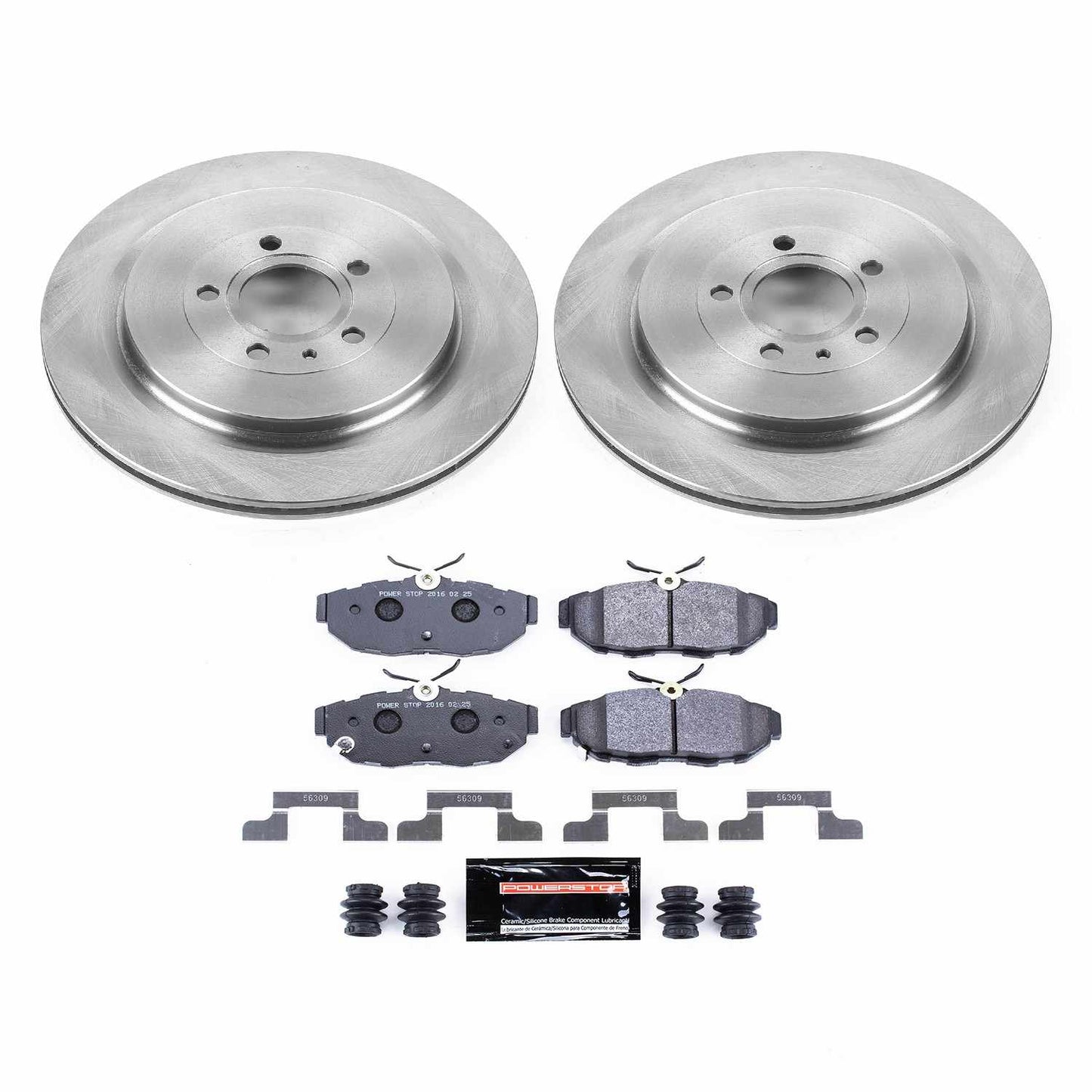 PowerStop Power Stop 13-14 Ford Mustang Rear Track Day Brake Kit TDBK6402
