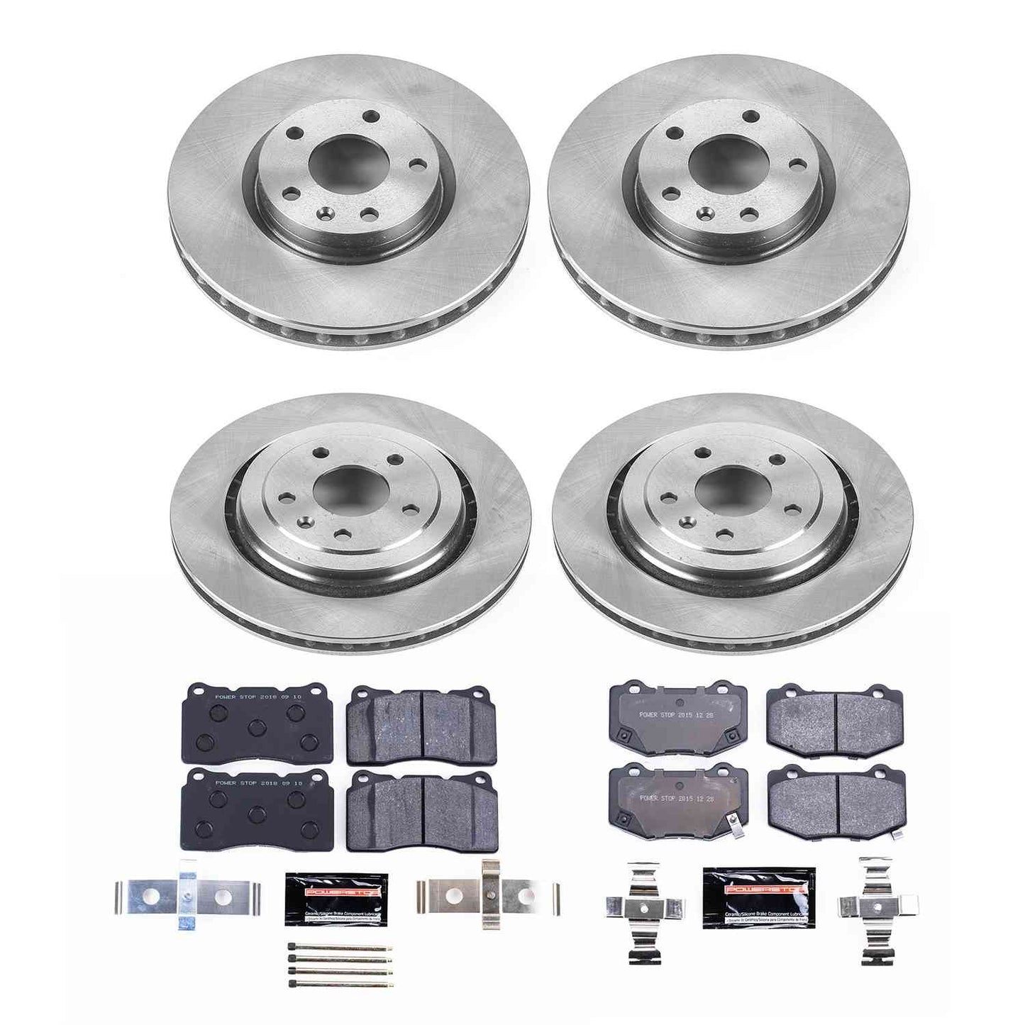 PowerStop Power Stop 2014 Chevrolet Corvette Front & Rear Track Day Brake Kit TDBK6529
