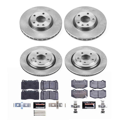 PowerStop Power Stop 2014 Chevrolet Corvette Front & Rear Track Day Brake Kit TDBK6529
