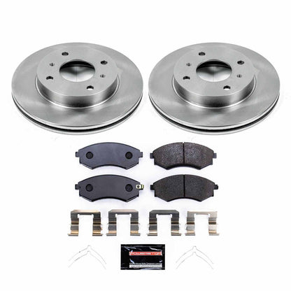 PowerStop Power Stop 91-96 Infiniti G20 Front Track Day Brake Kit TDBK656