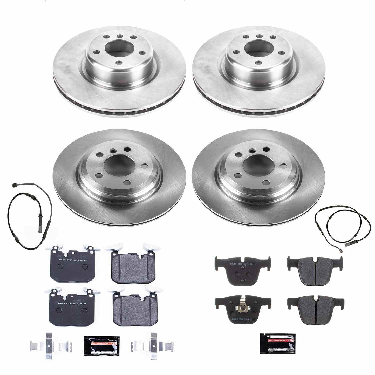 PowerStop Power Stop 2016 BMW 328i xDrive Front & Rear Track Day Brake Kit TDBK6654