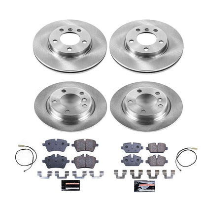 PowerStop Power Stop 11-16 Mini Cooper Countryman Front & Rear Track Day Brake Kit TDBK6663