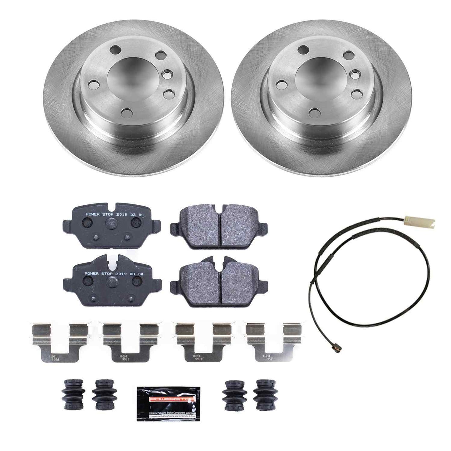 PowerStop Power Stop 11-16 Mini Cooper Countryman Rear Track Day Brake Kit TDBK6664