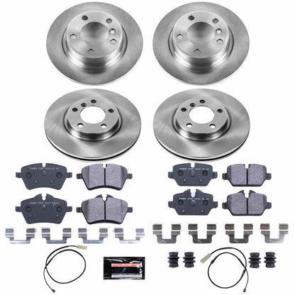 PowerStop Power Stop 11-16 Mini Cooper Countryman Front & Rear Track Day Brake Kit TDBK6666