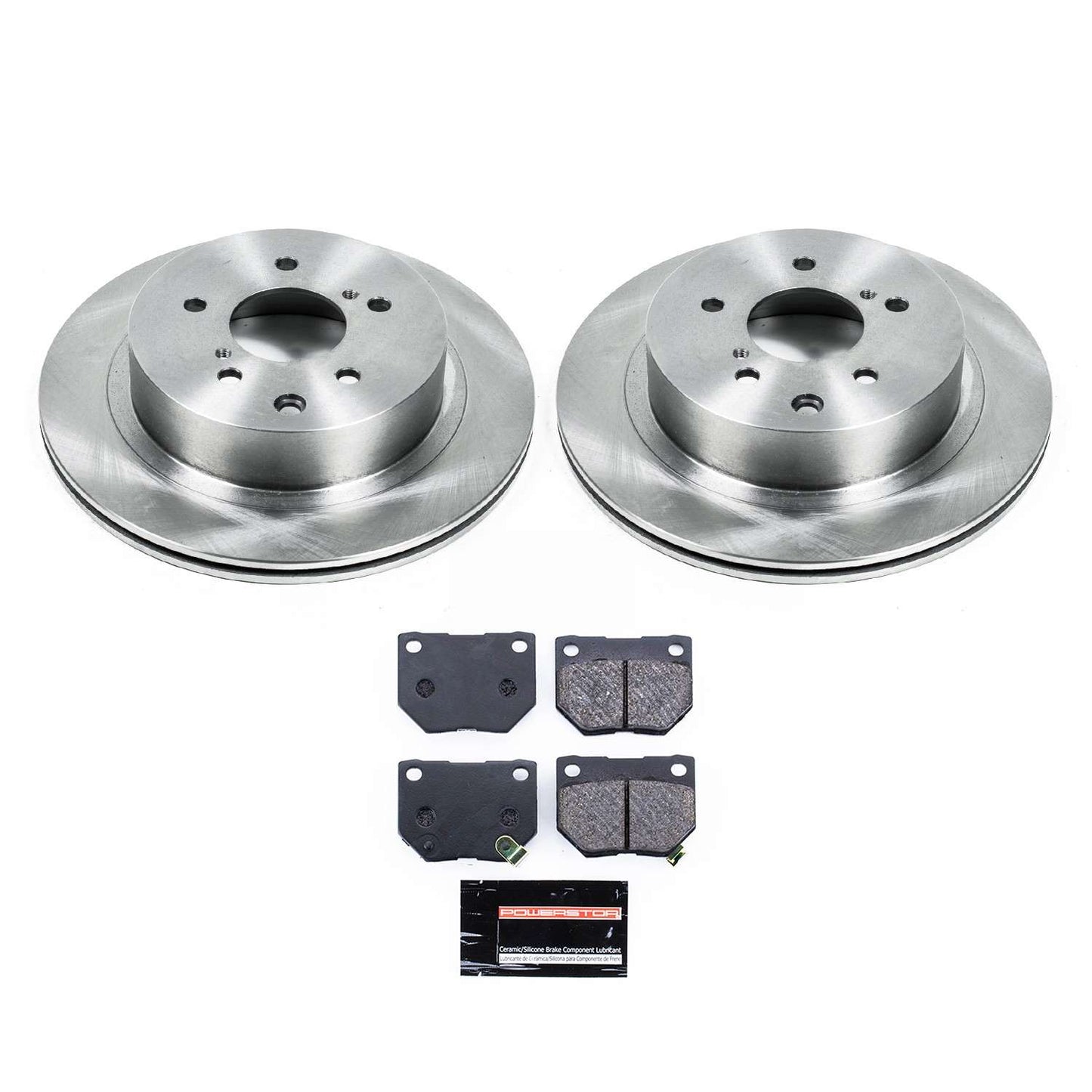 PowerStop Power Stop 89-96 Nissan 300ZX Rear Track Day Brake Kit TDBK666
