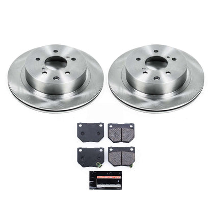 PowerStop Power Stop 89-96 Nissan 300ZX Rear Track Day Brake Kit TDBK666