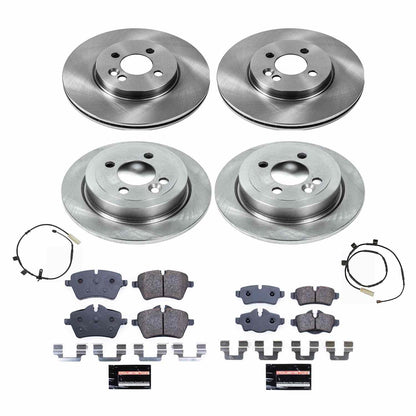 PowerStop Power Stop 11-16 Mini Cooper Front & Rear Track Day Brake Kit TDBK6742