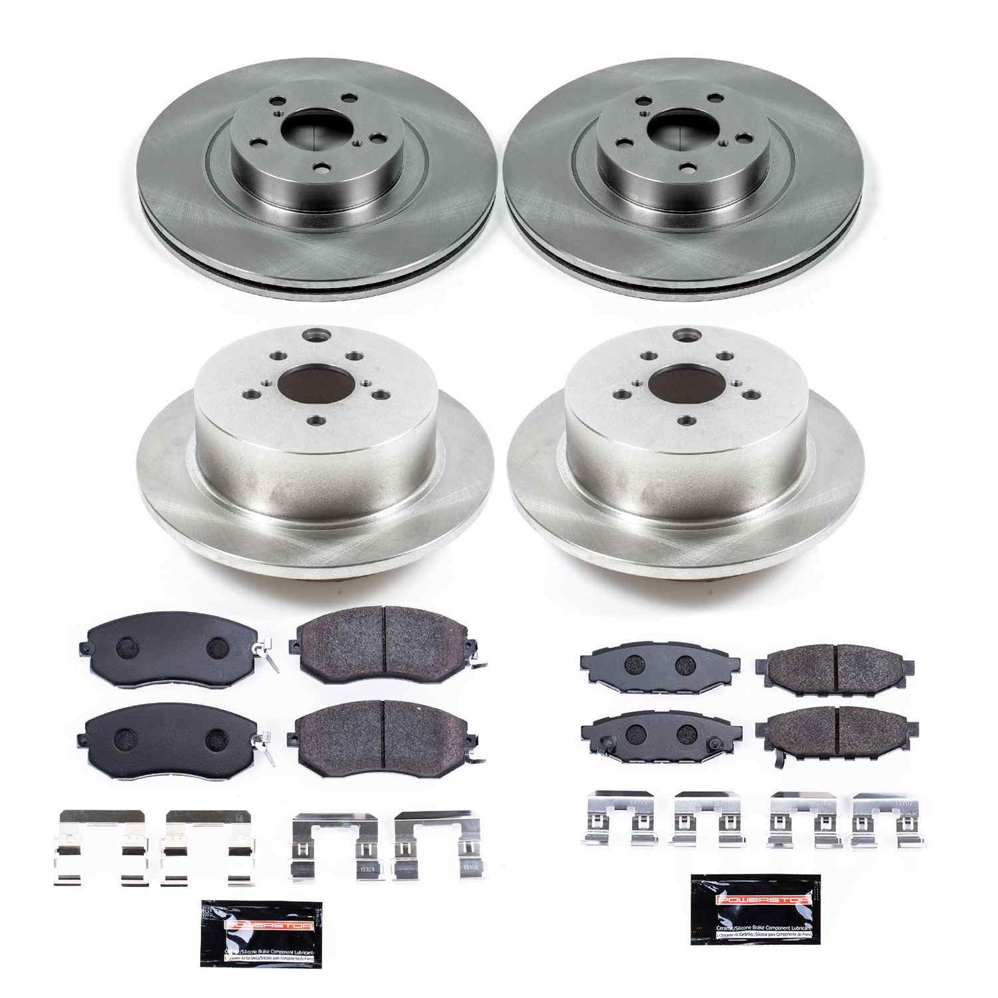 PowerStop Power Stop 16-17 Subaru Crosstrek Front & Rear Track Day Brake Kit TDBK6762