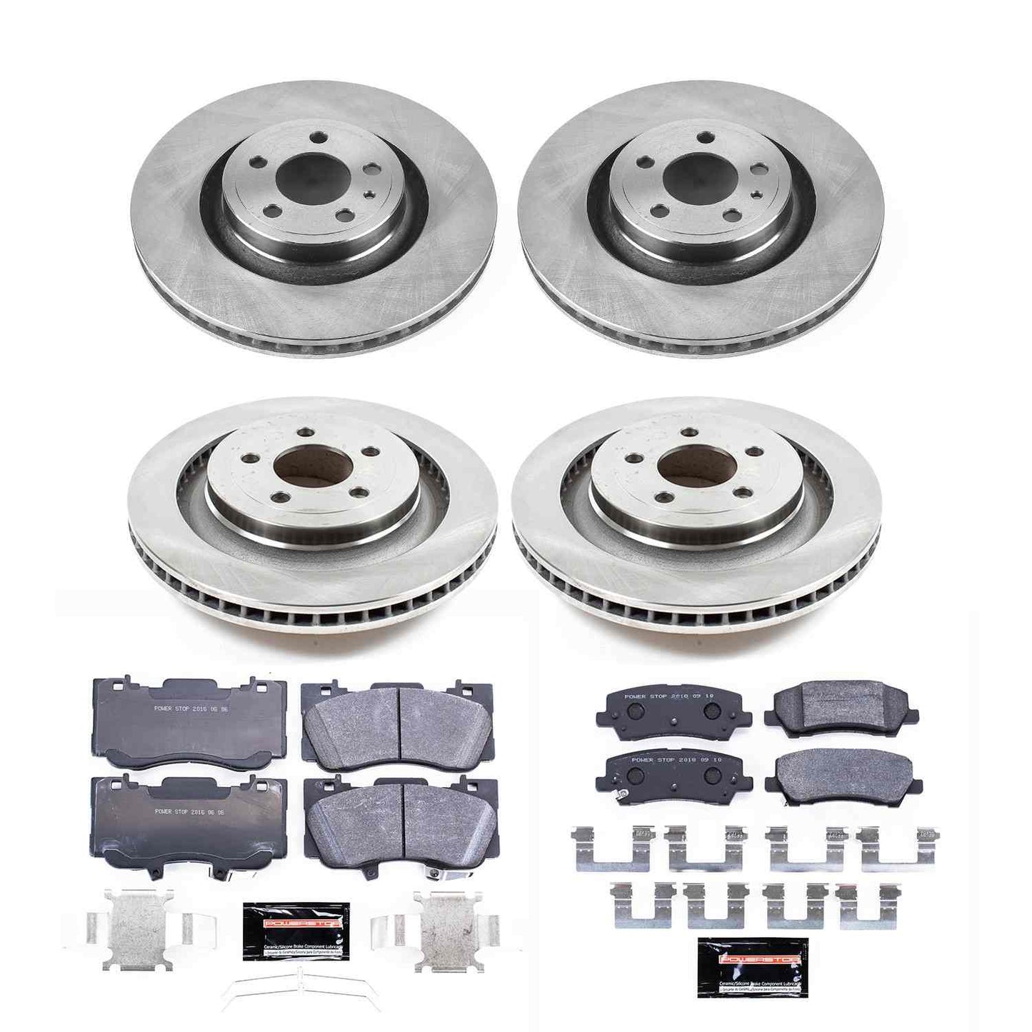 PowerStop Power Stop 15-19 Ford Mustang Front & Rear Track Day Brake Kit TDBK6805