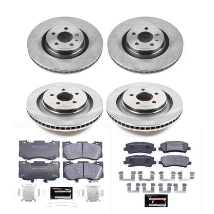 PowerStop Power Stop 15-19 Ford Mustang Front & Rear Track Day Brake Kit TDBK6805
