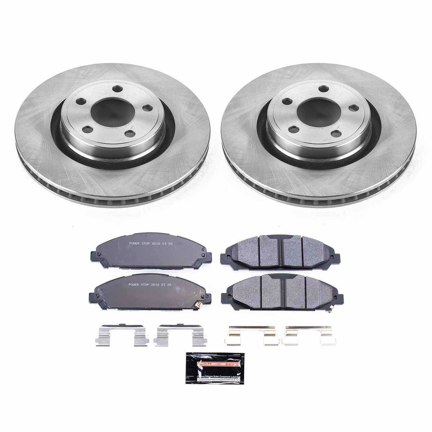 PowerStop Power Stop 15-19 Ford Mustang Front Track Day Brake Kit TDBK6809