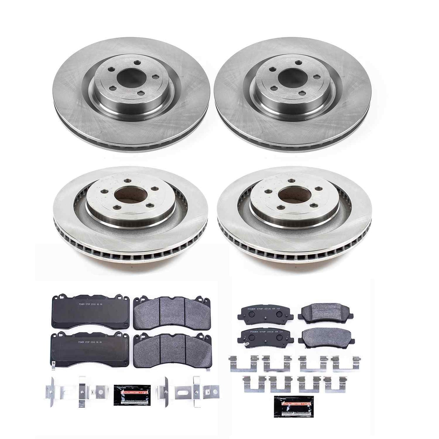 PowerStop Power Stop 15-19 Ford Mustang Front & Rear Track Day Brake Kit TDBK6810