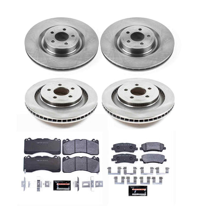 PowerStop Power Stop 15-19 Ford Mustang Front & Rear Track Day Brake Kit TDBK6810