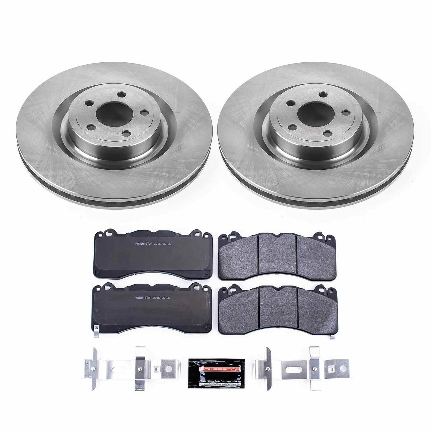 PowerStop Power Stop 15-19 Ford Mustang Front Track Day Brake Kit TDBK6811