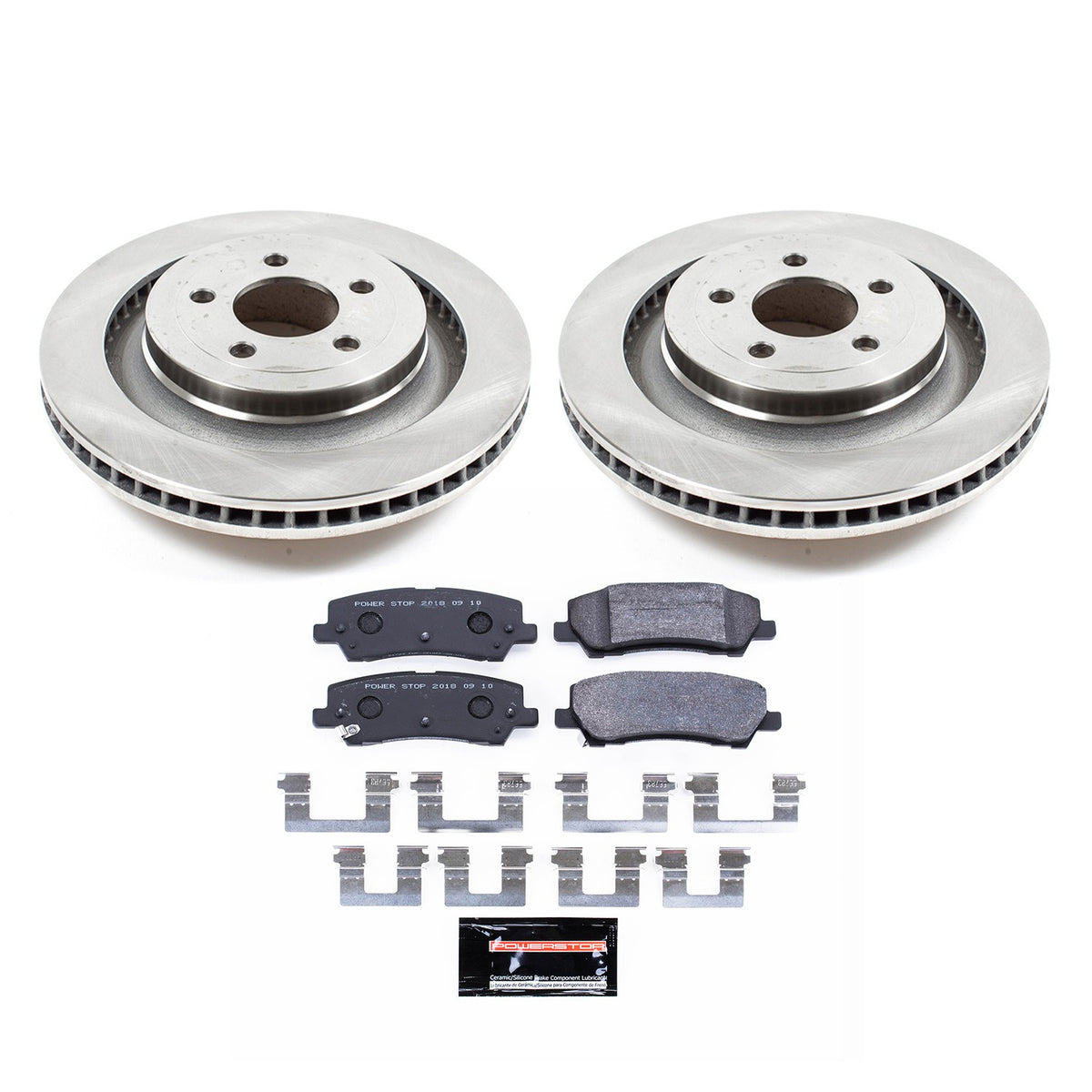 PowerStop Power Stop 15-19 Ford Mustang Rear Track Day Brake Kit TDBK6812