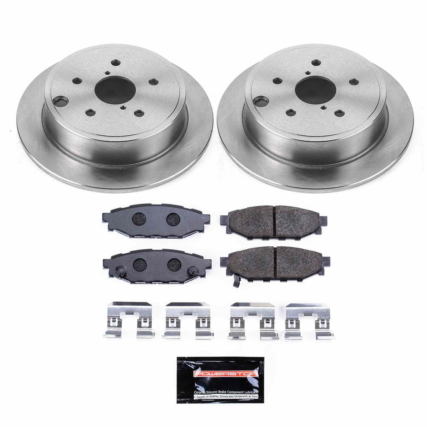 PowerStop Power Stop 15-19 Subaru WRX Rear Track Day Brake Kit TDBK6977