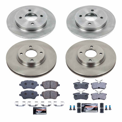 PowerStop Power Stop 14-19 Ford Fiesta Front & Rear Track Day Brake Kit TDBK7002