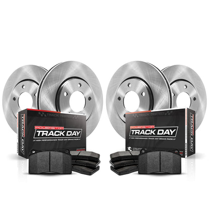 PowerStop Power Stop 12-15 BMW 335i Front & Rear Track Day Brake Kit TDBK7012