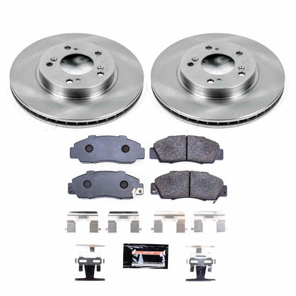 PowerStop Power Stop 97-01 Acura Integra Front Track Day Brake Kit TDBK704