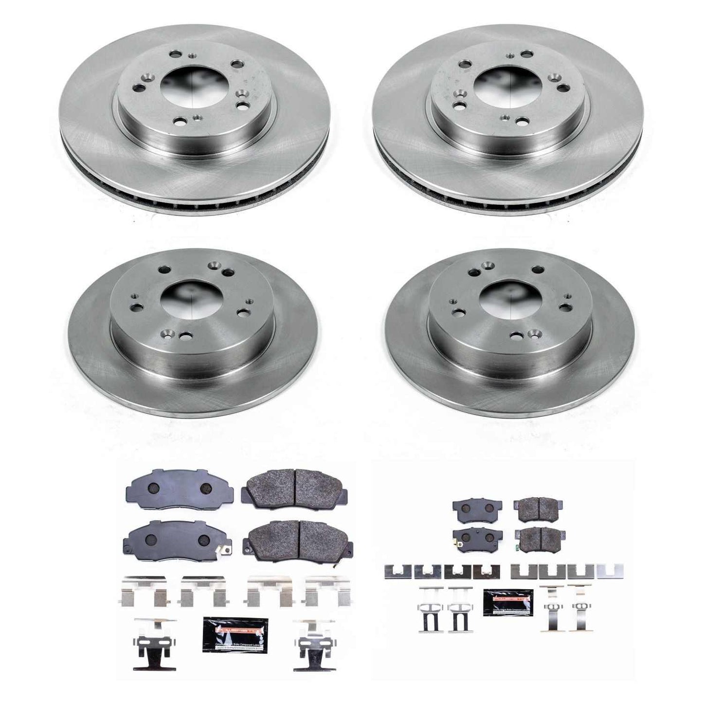 PowerStop Power Stop 97-01 Honda Prelude Front & Rear Track Day Brake Kit TDBK706