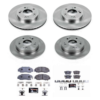 PowerStop Power Stop 97-01 Honda Prelude Front & Rear Track Day Brake Kit TDBK706