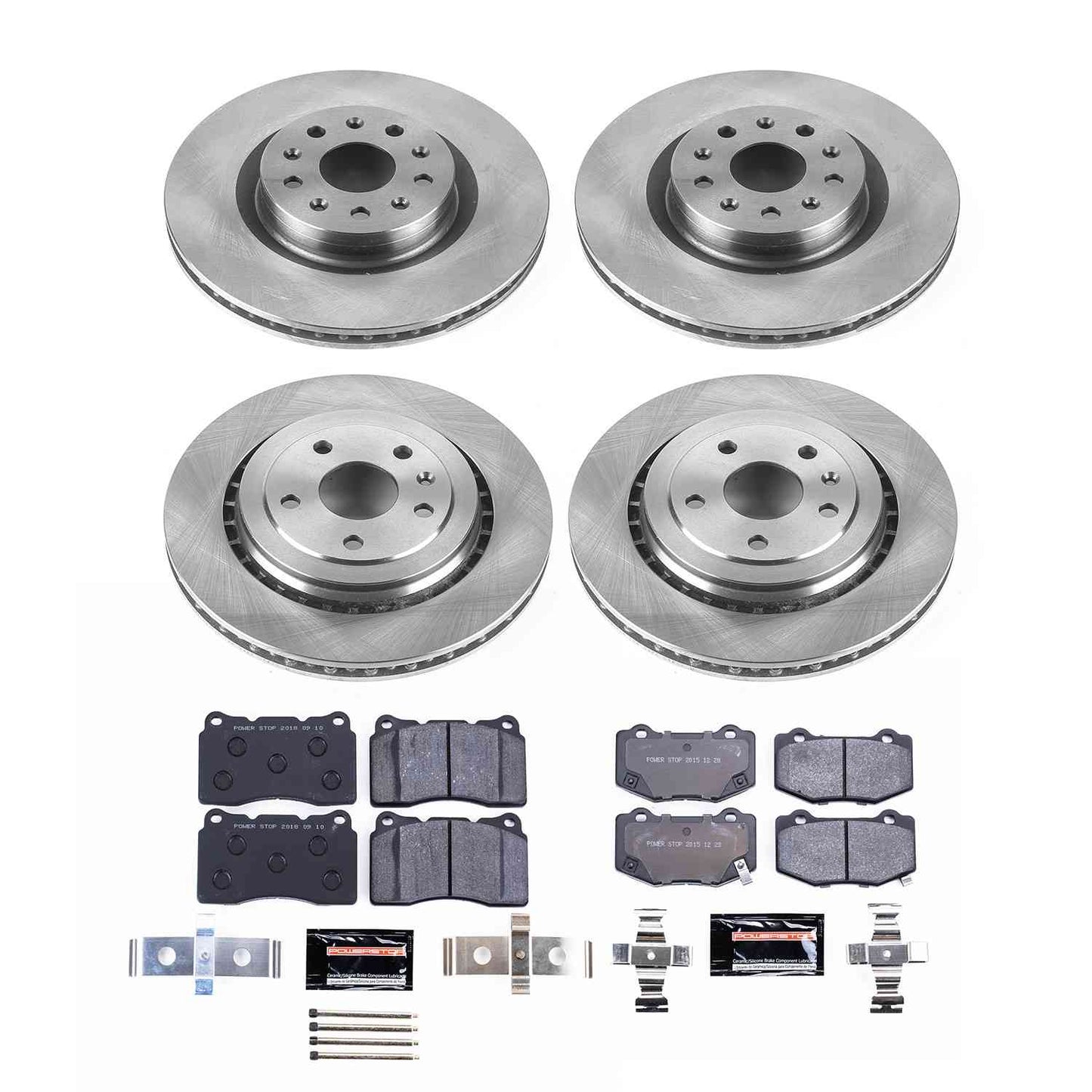 PowerStop Power Stop 16-19 Chevrolet Camaro Front & Rear Track Day Brake Kit TDBK7226