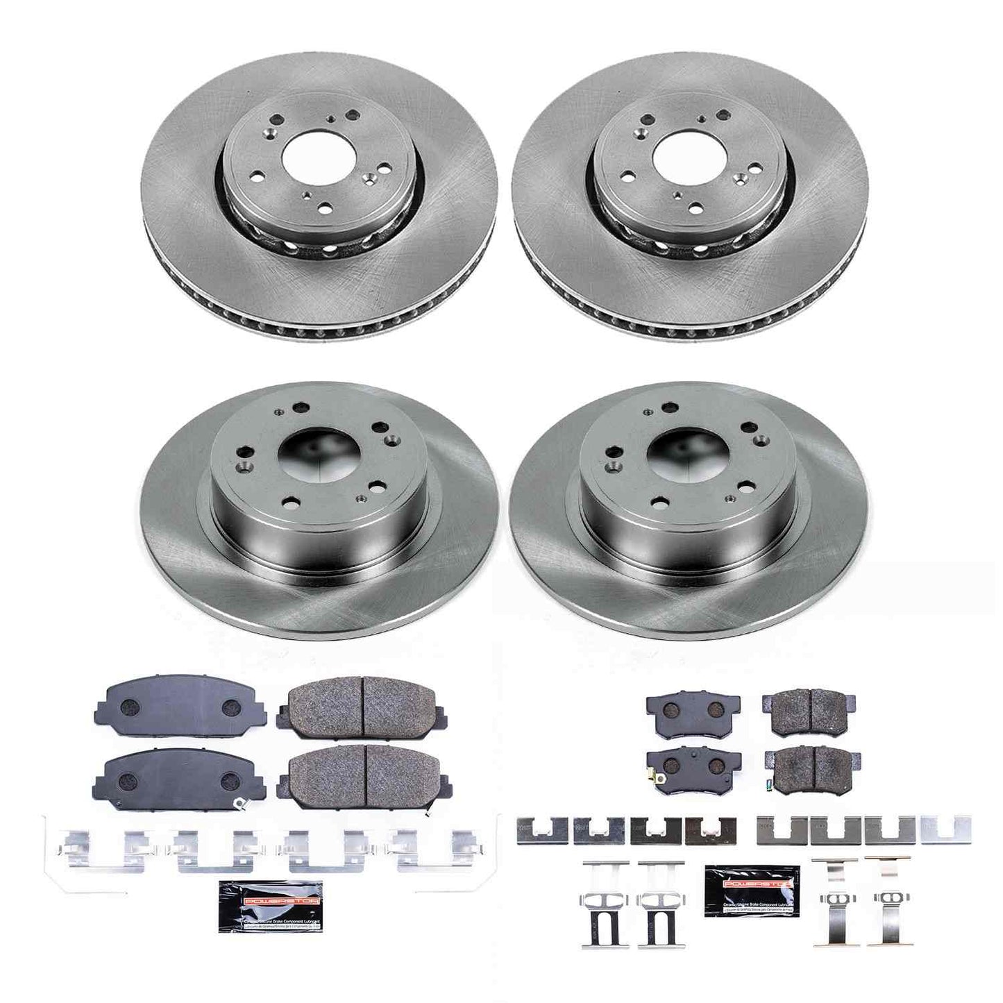 PowerStop Power Stop 2016 Acura ILX Front & Rear Track Day Brake Kit TDBK7283