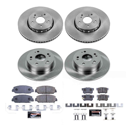 PowerStop Power Stop 2016 Acura ILX Front & Rear Track Day Brake Kit TDBK7283