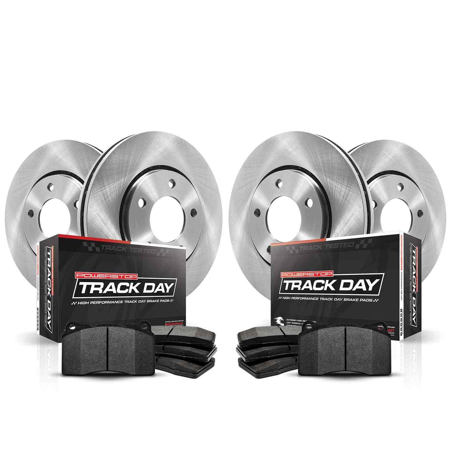 PowerStop Power Stop 15-19 Chevrolet Corvette Front & Rear Track Day Brake Kit TDBK7291