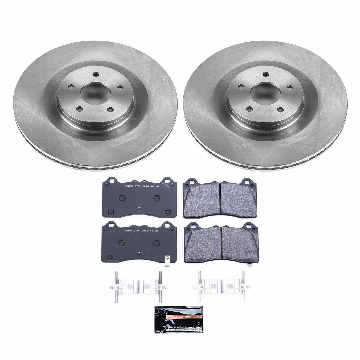 PowerStop Power Stop 16-18 Ford Focus Front Track Day Brake Kit TDBK7318