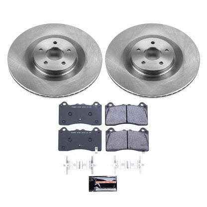 PowerStop Power Stop 16-18 Ford Focus Front Track Day Brake Kit TDBK7318