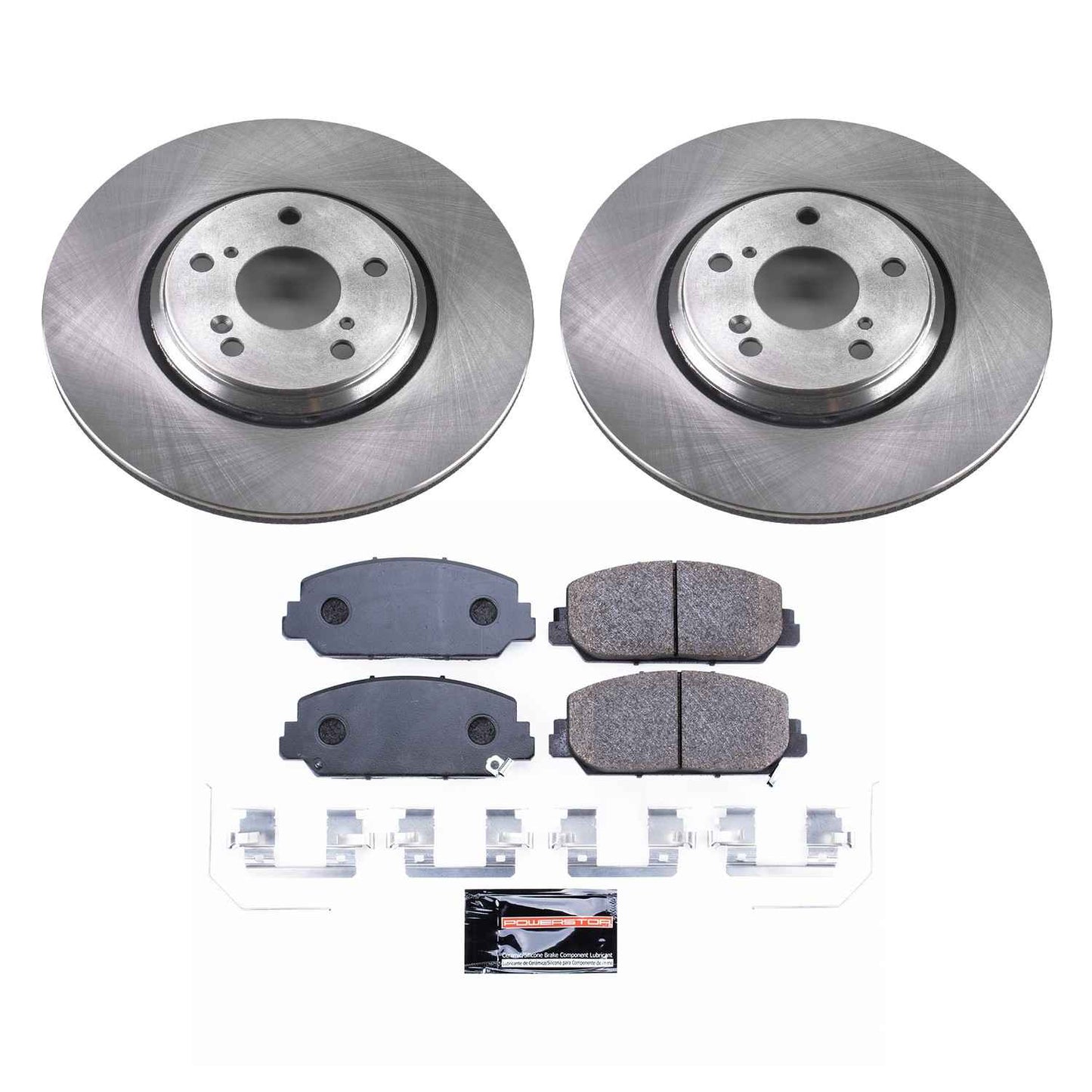 PowerStop Power Stop 17-18 Acura ILX Front Track Day Brake Kit TDBK7347