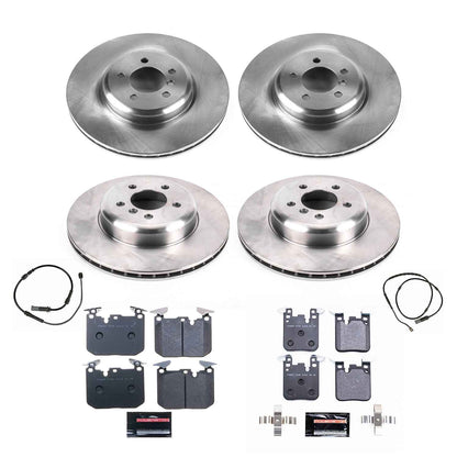 PowerStop Power Stop 12-15 BMW 335i Front & Rear Track Day Brake Kit TDBK7436