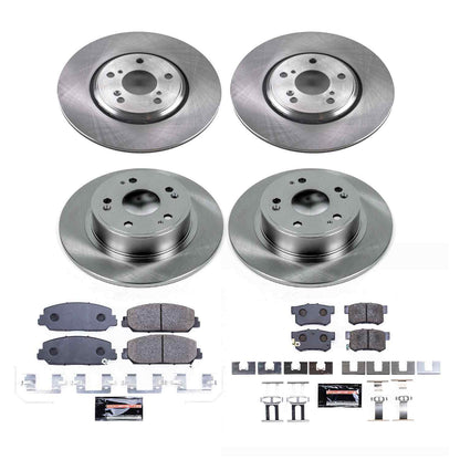 PowerStop Power Stop 17-18 Acura ILX Front & Rear Track Day Brake Kit TDBK7529