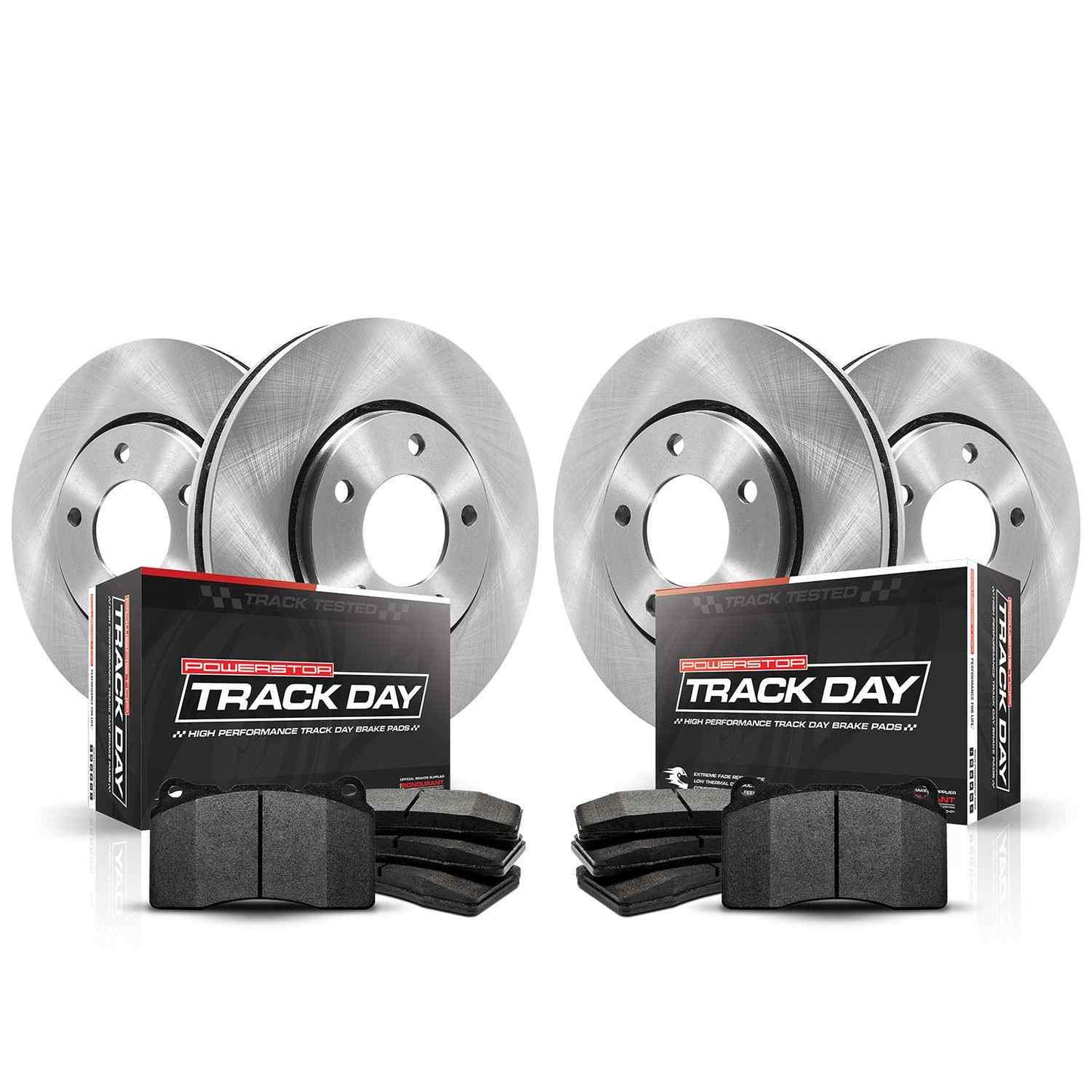 PowerStop Power Stop 2016 BMW 328i Front & Rear Track Day Brake Kit TDBK7550